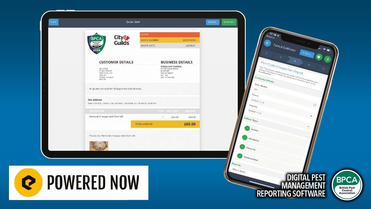 Powered Now DIGITAL PEST MANAGEMENT REPORTING SOFTWARE Powered Now DIGITAL PEST MANAGEMENT REPORTING SOFTWARE